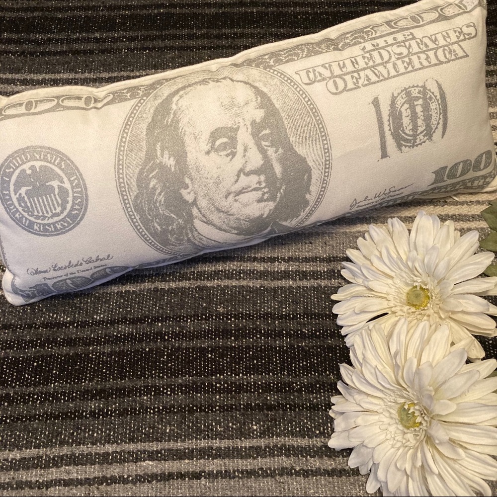 $100 Bill Pillow